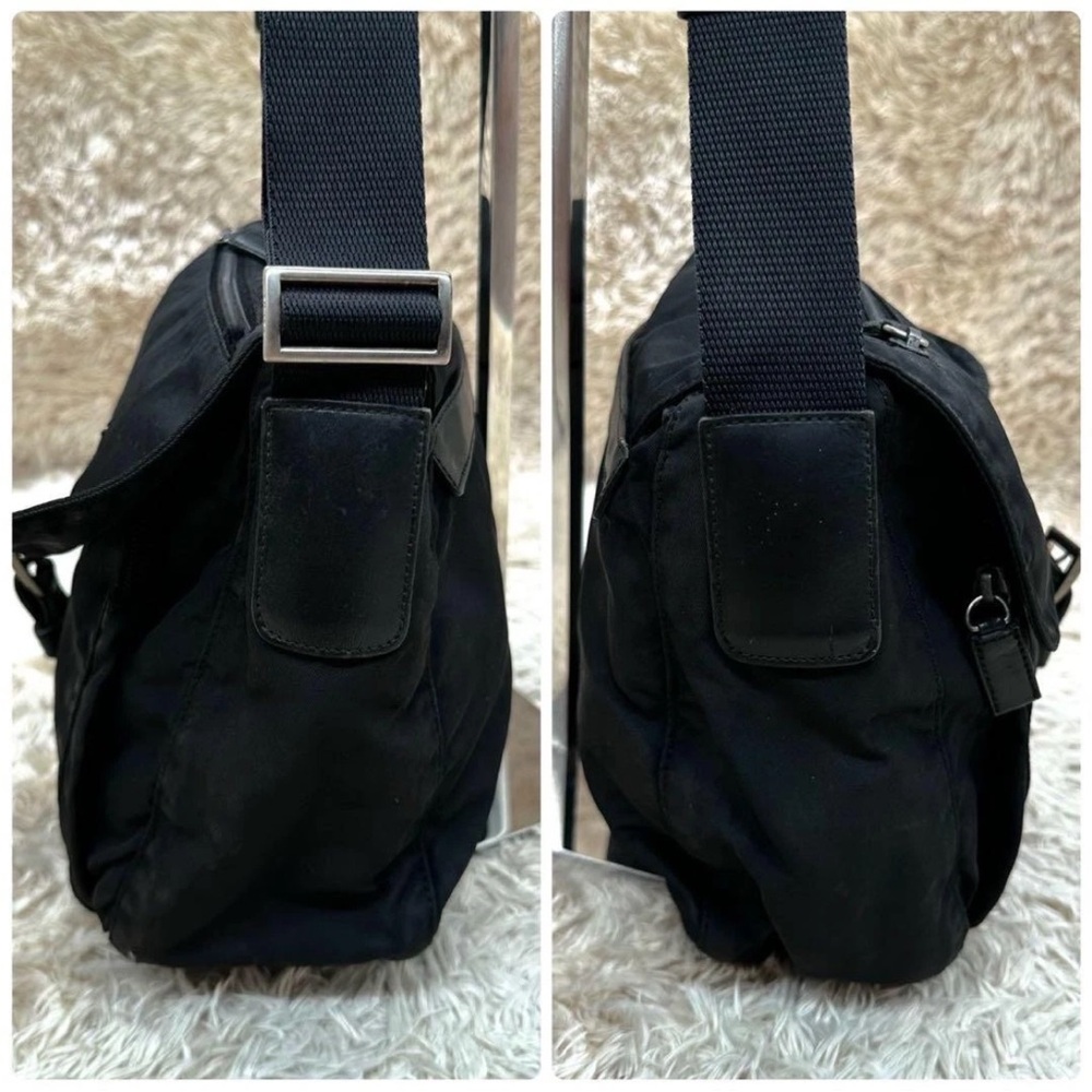 Prada Black Nylon Crossbody Bag Unisex - Picture 5 of 11